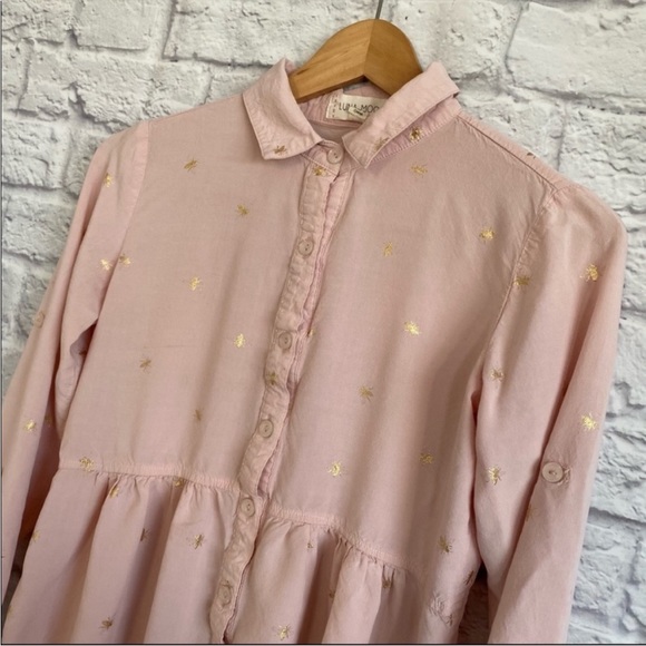 Luna Moon Rayon button up Blouse - Picture 3 of 9